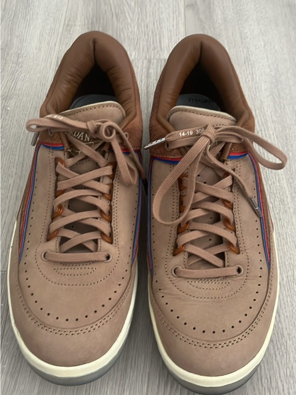 Air Jordan 2 Low x Two 18 "Rocky Tan" - Men's Size 10.5